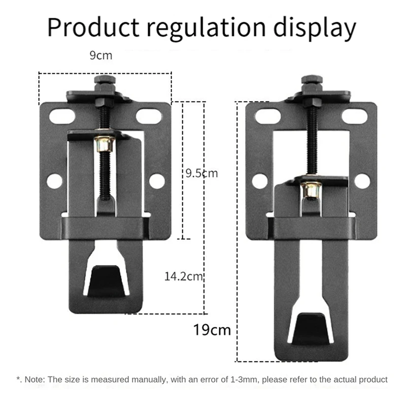 Soporte de montaje de campana extractora, se puede ajustar hacia arriba y hacia abajo, gancho de elevación, colgador Universal, accesorios universales