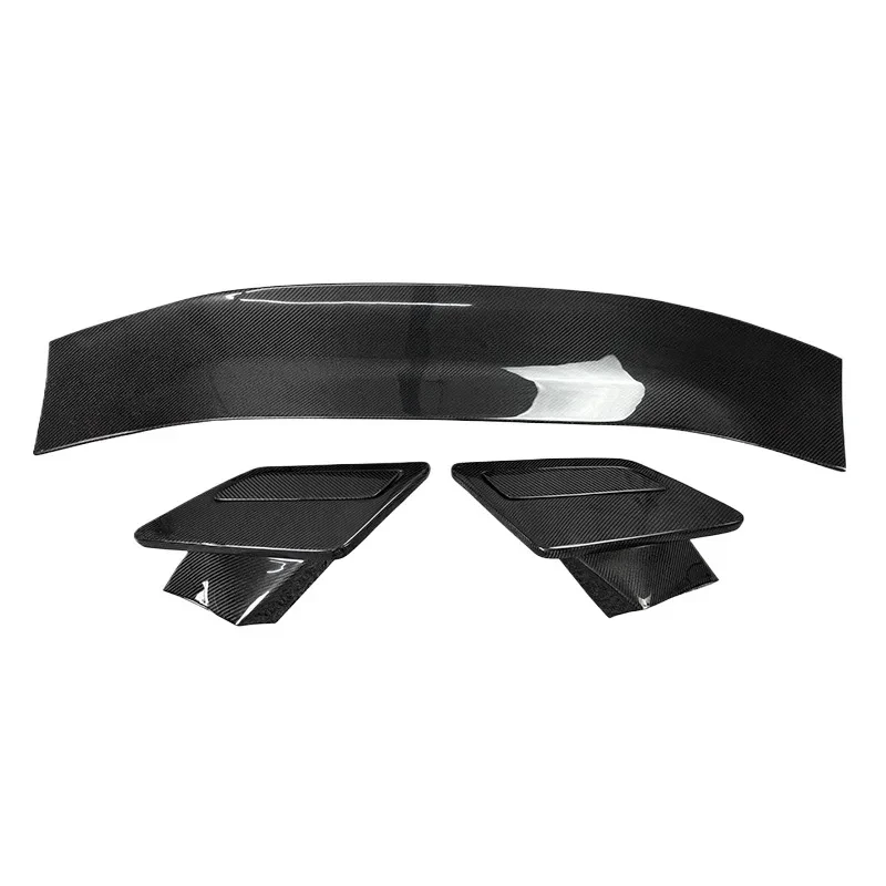 High Quality Carbon fiber modified Wolf Flame three-stage tail wing fixed wing spoiler suitable for  GR86/For BRZ