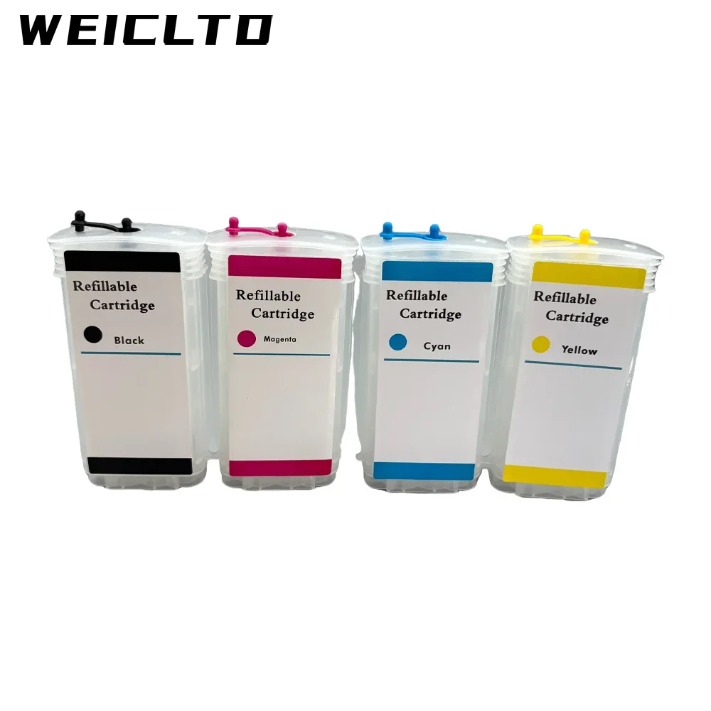 130ML HP 82 HP82 4PC/Set Refill Ink Cartridge with ARC Chip for HP Desngijet 510 Printer with Permanent Chip