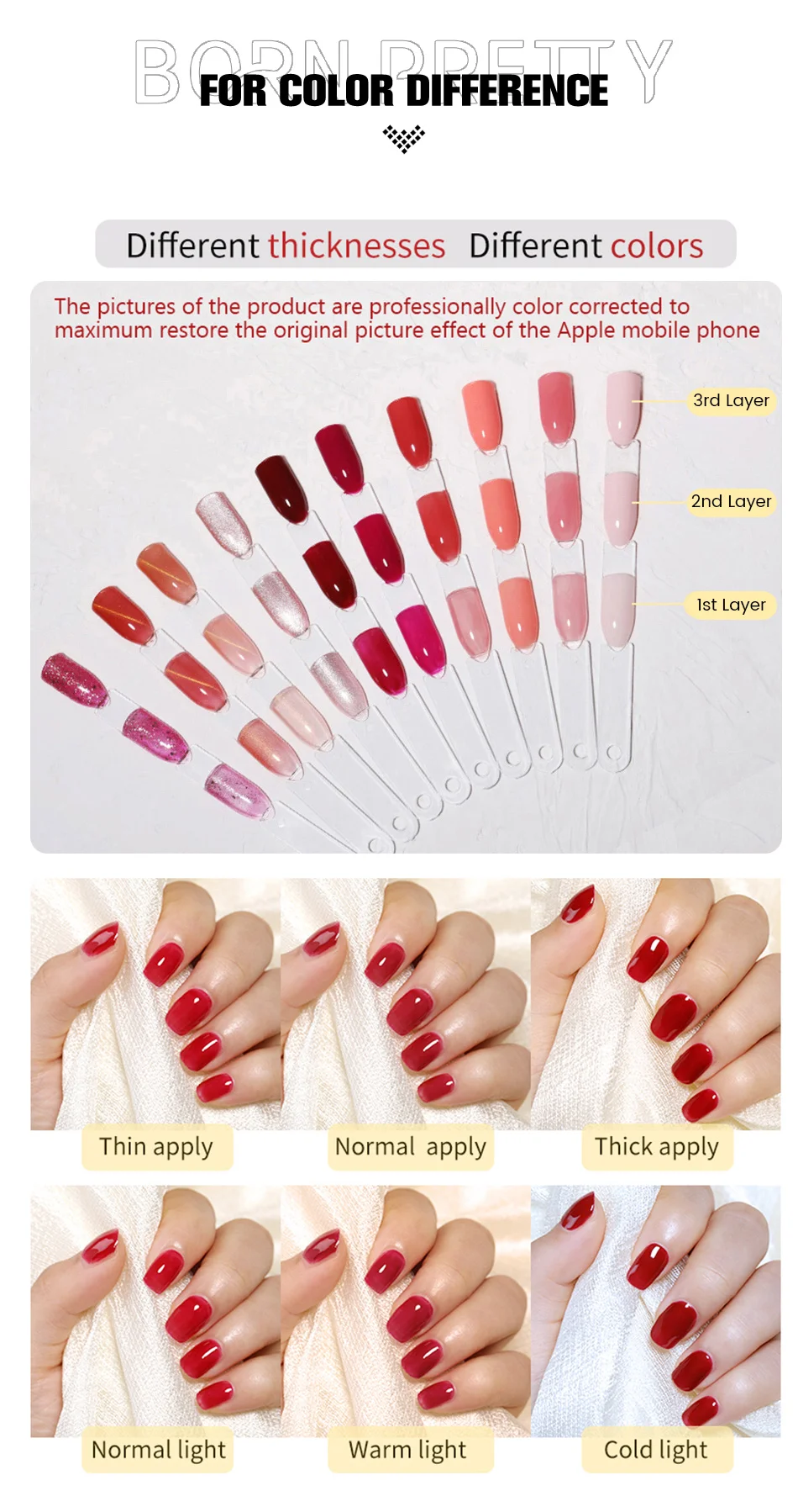 BORN PRETTY 10 ml 9D Chameleon Cat Magnetischer Gel-Nagellack, doppelte Farben, semi-permanenter UV-Gel-Lack – Detail 9
