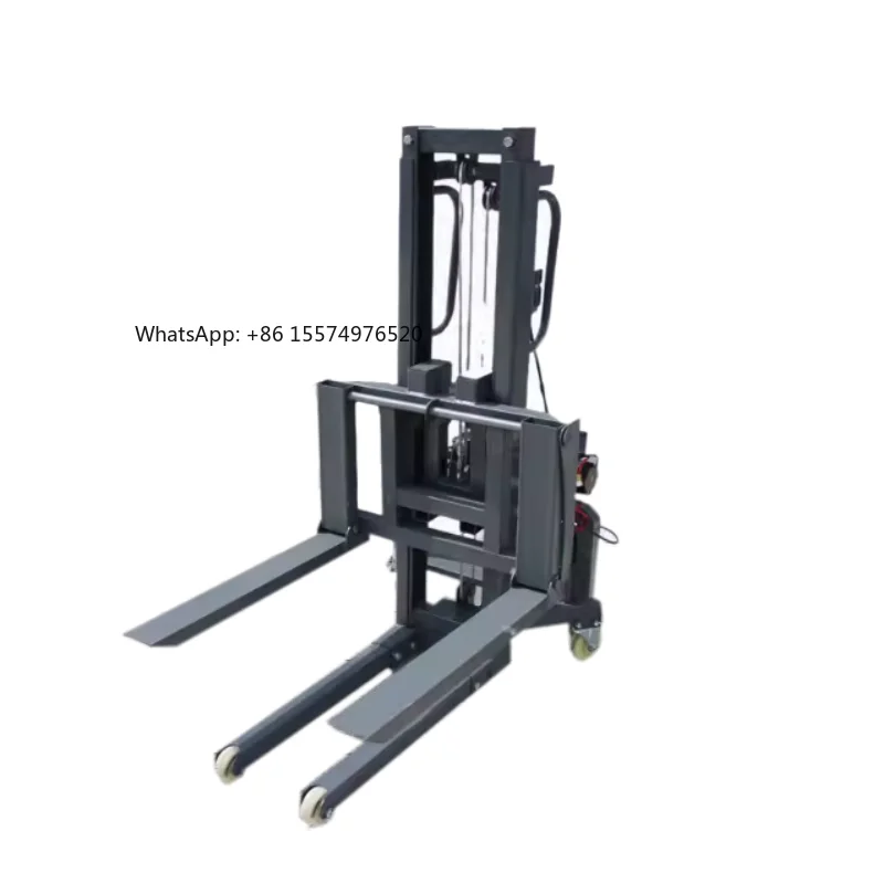 Portable 300 kg 1.6 m Electric Forklift with Widened Forks Stage Lighting and Sound Lift Movable Detachable Small Forklift