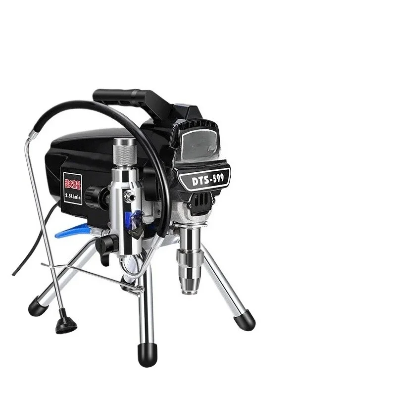 High pressure airless plunger electric spraying machine automatic latex paint paint small paint spraying machine gun