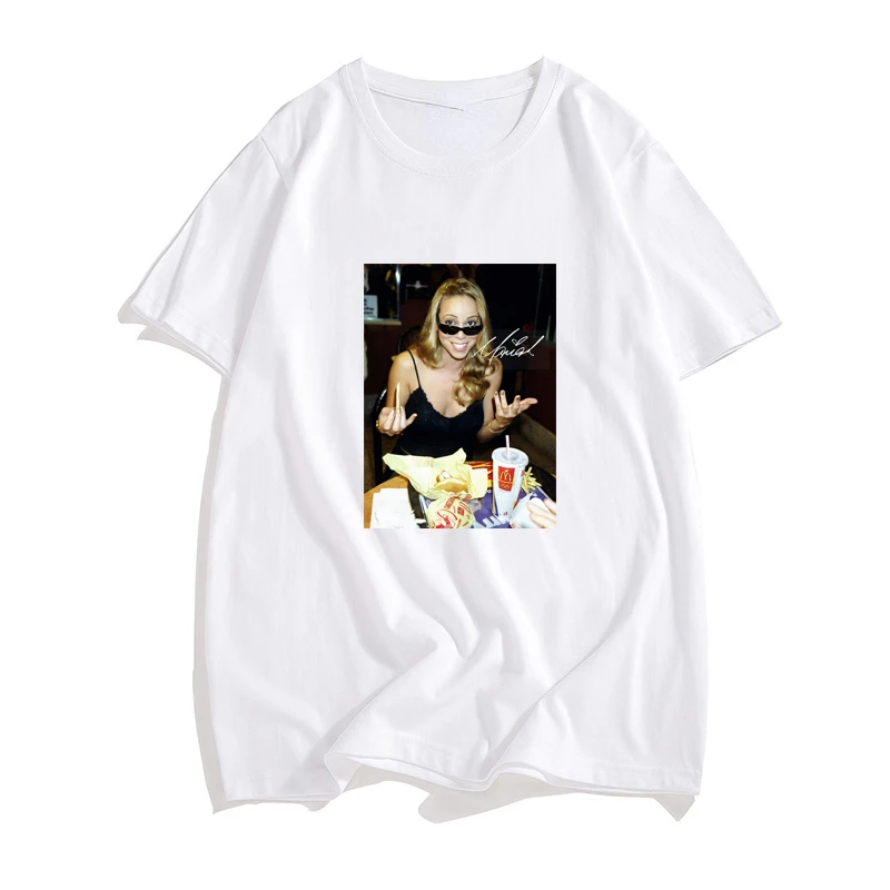 Mariah Carey Tshirt letni mężczyzna dorywczo T koszula graficzne koszulki kobiety mężczyźni z krótkim rękawem topy mężczyźni odzież Ropa Hombre