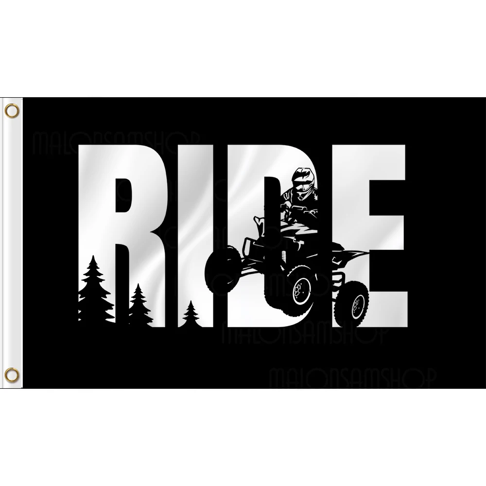2x3ft 3X5FT banner of ride for Motorcycle history music hobby flag