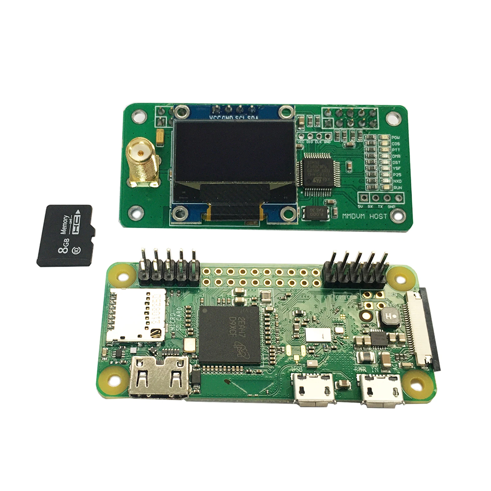 2025 atualizado 4.2 mmdvm dmr dstar ysf hotspot ponto rádio wifi modem de voz digital raspberry p zero w tela de duas cores pi-star
