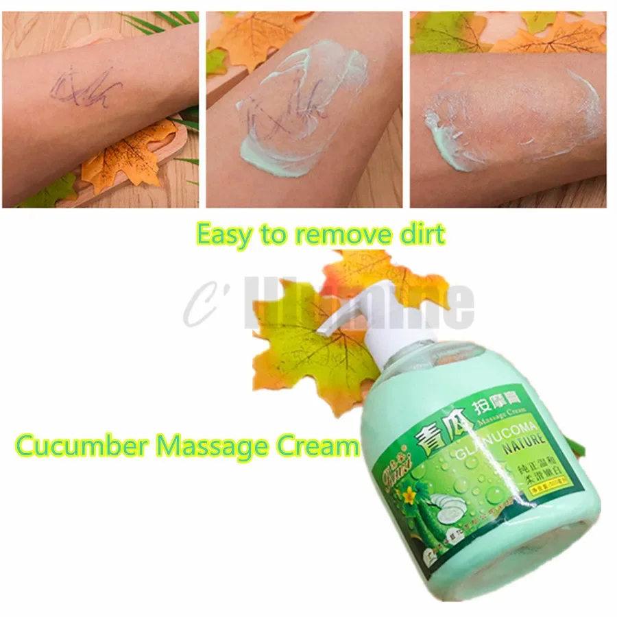 

500 мл салон красоты огурцов массажный крем для лица и тела увлажняющий осветляющий подходит для аллергии кожи