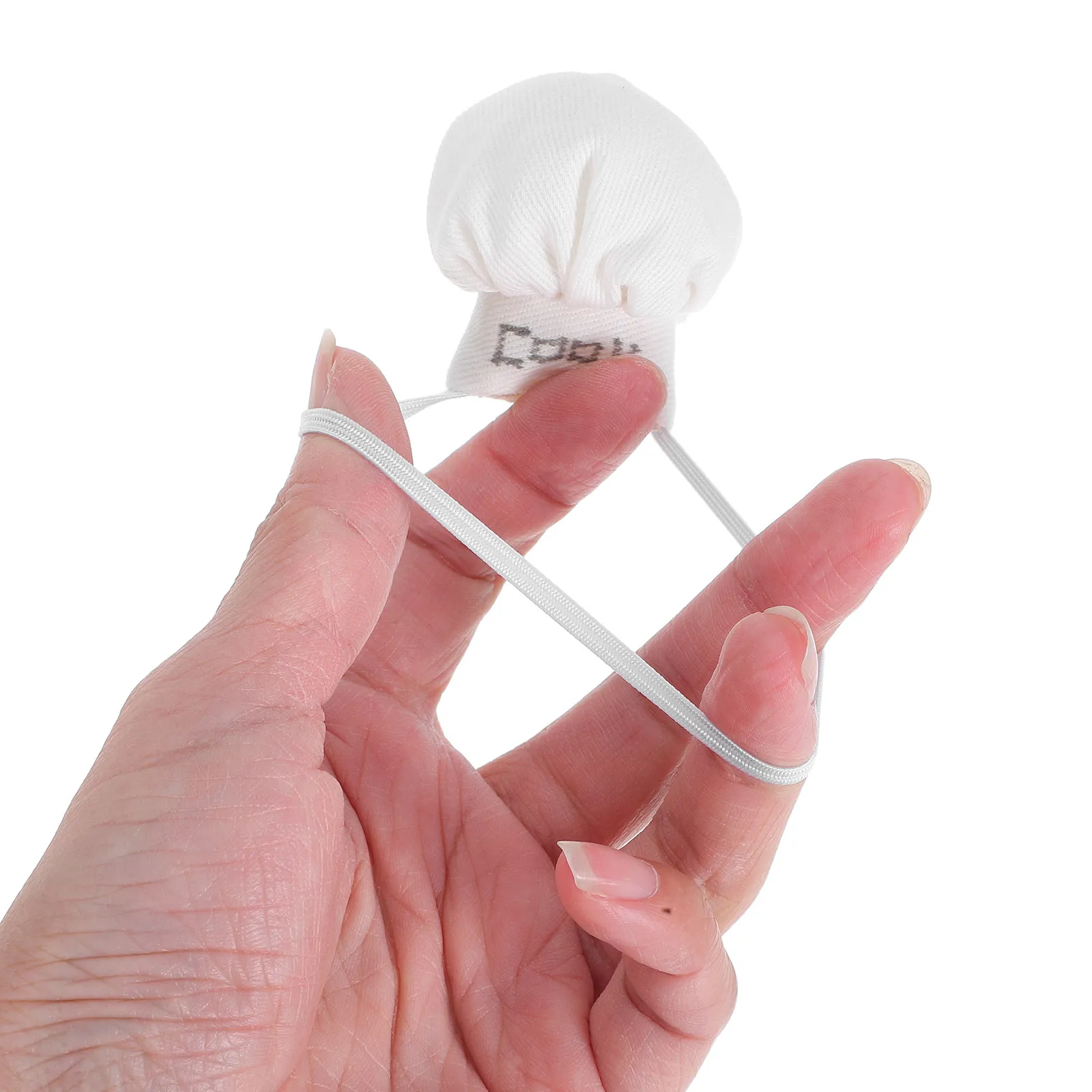 2 Peças Chapéus de Chef Miniatura com Fita Elástica, Touca de Cozinheiro Pequena para Brincadeiras de Faz de Conta na Cozinha, Chapéu Decorativo Mini para Confeitaria, Chapéu de Chef Branco