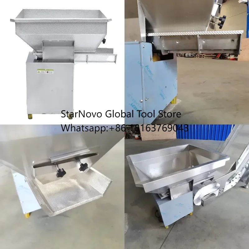 2026 Hot！ Electric-maganatic Stainless Steel Vibratory Feeder New Anti-Bacterial Adjustable Speed Bulk Feeding Bucket