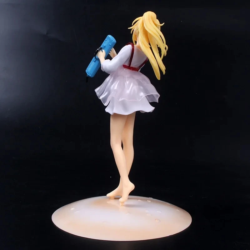 16CM Anime Shigatsu wa Kimi no Uso Miyazono Kaori Figure 1/8 Shifuku ver. Arima Kousei to no Deai Action Figure Doll Toys