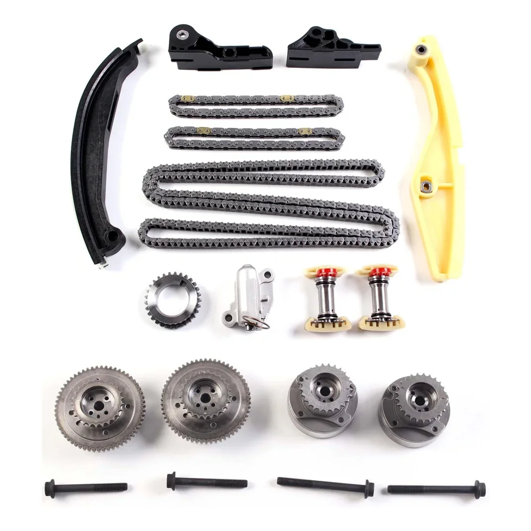 

Timing Chain Kit with VVT Sprockets Fit for Ford Edge Explorer Expedition F150 Mustang Taurus Transit Lincoln MKX 3.3L 3.5L 3.7L
