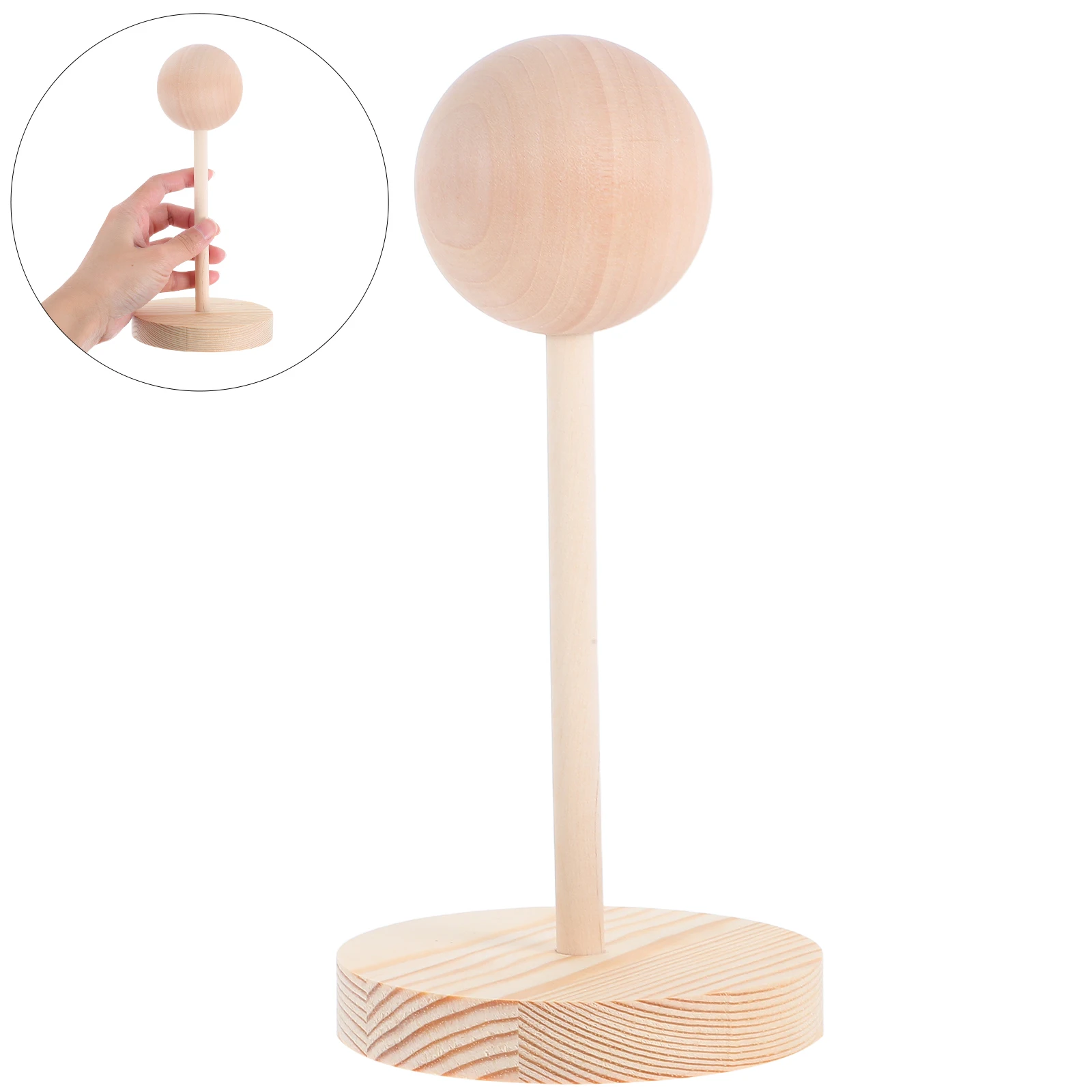 

Display Rack Wooden Mini Stand For Styling Storage Countertop Organizer Lightweight Portable Stable Protection Efficient