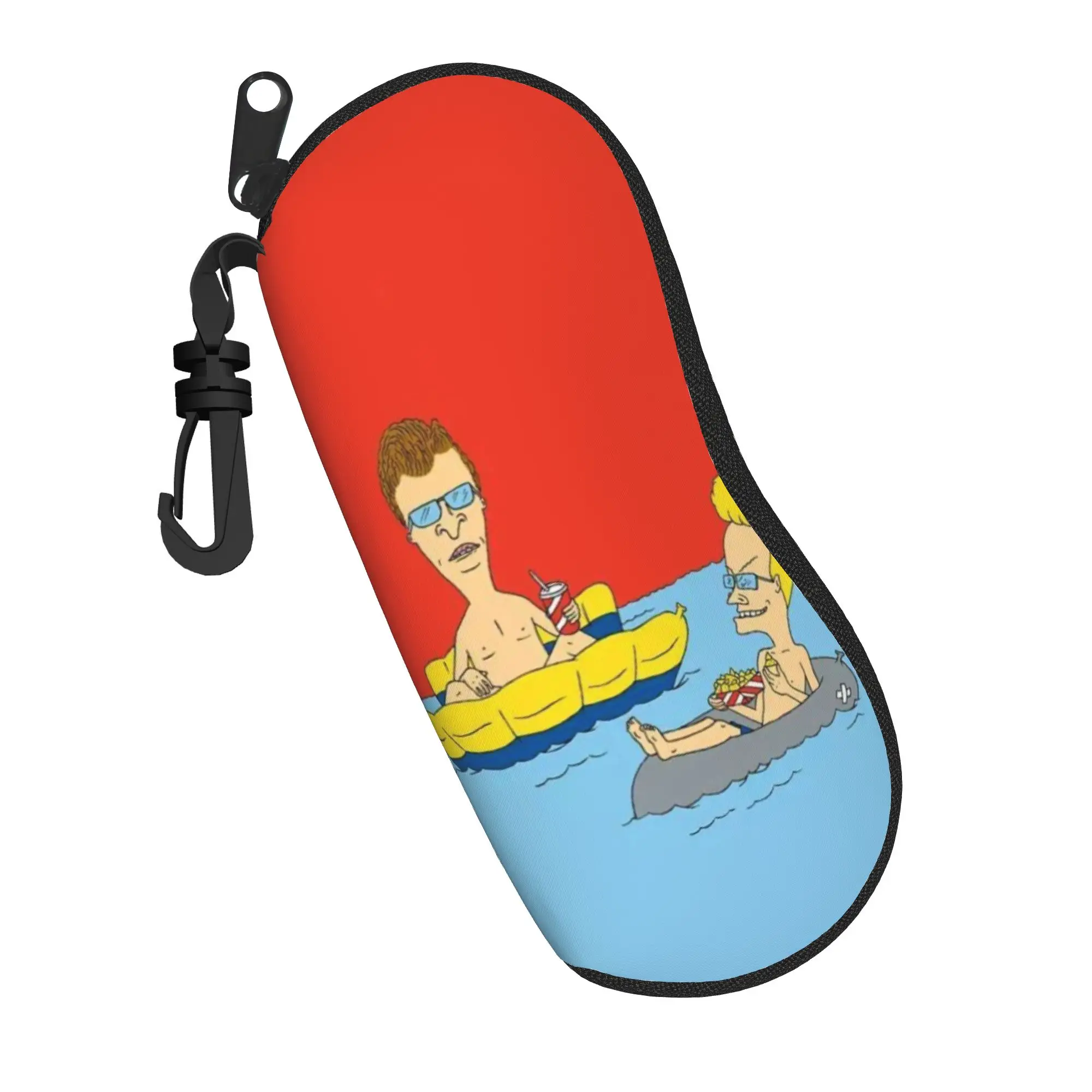Beavis Buttheads Merch Glasses Case for Girl Portable Box  Eyewear Storage Box Charming Eye Contacts Case