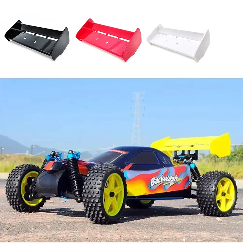 RC Car Pcs 1/10 RC Tail Wing Soft Plastic Rear Spoiler for RC Racing Car HSP 94106 94107 94166 Off Road Buggy Truck S279