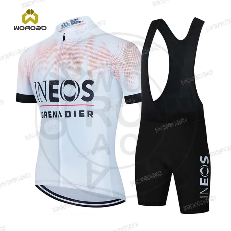 INEOS-Men's Breathable Short Sleeve Cycling Jersey, MTB Shirt, Bicycle Clothing, Jumper, Road Bike Clothes, Summer, 2022