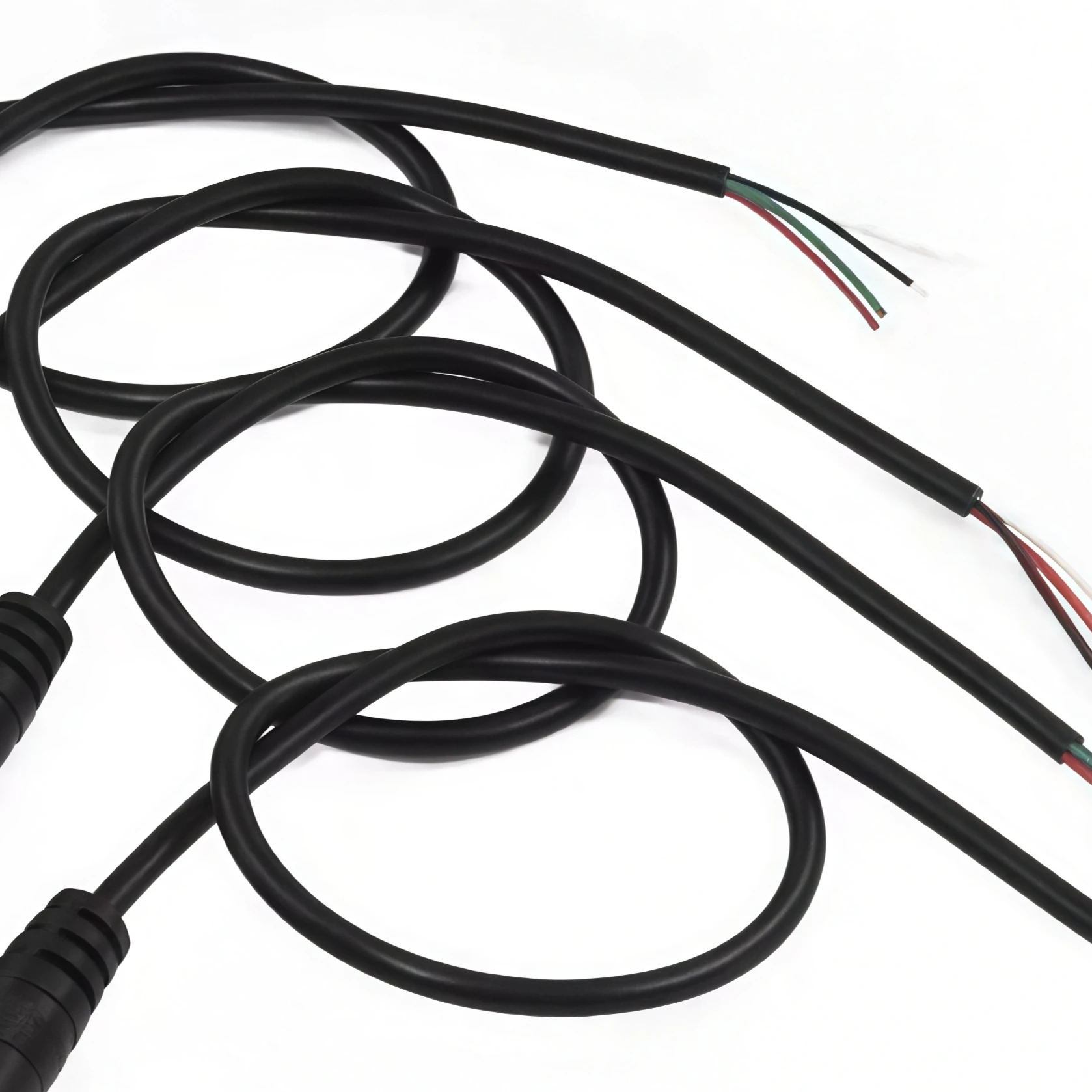 3.5mm 2.5mm Male Plug/Female Jack to Bare Wire Open End TS Mono/3 Pole/4 Pole TRRS Stereo Plug Jack Connector Audio Cable