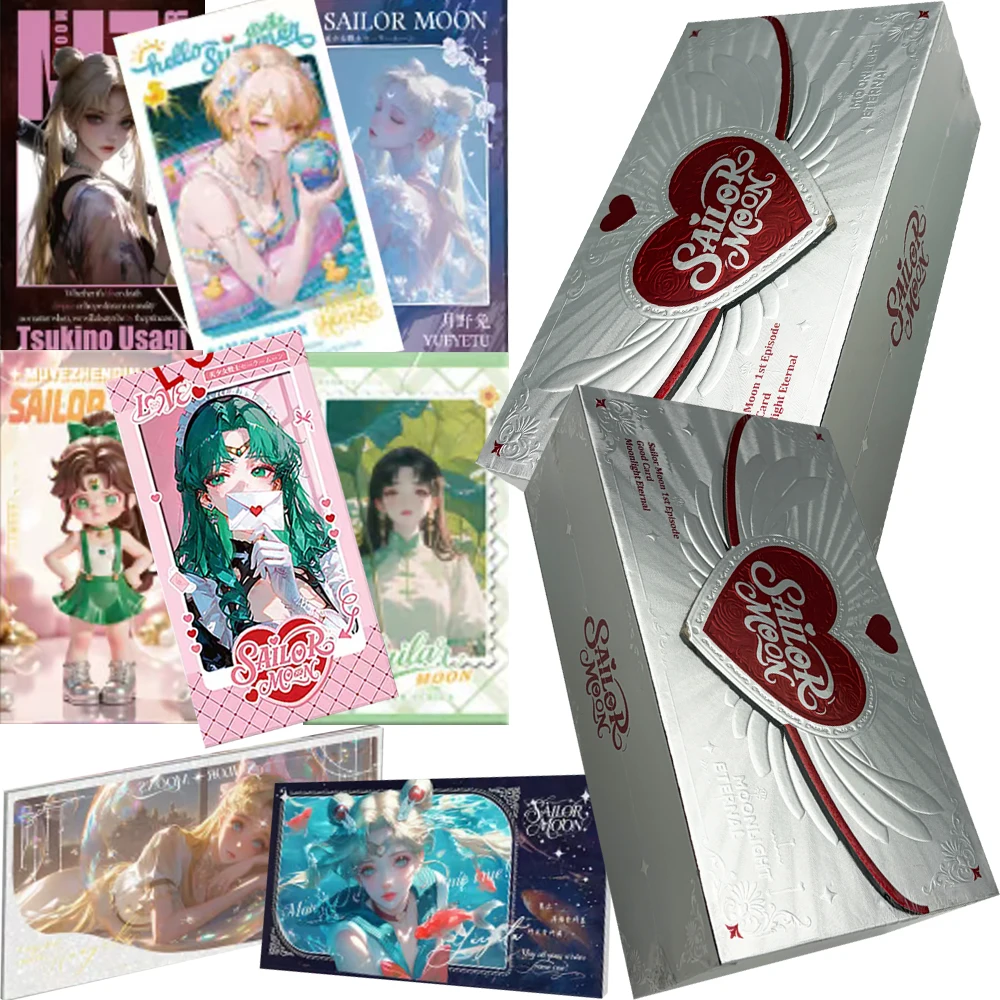 Sailor Moon Vol.1 Collection Cards Kino Makoto Tsukino Usagi Ink Wash Style Unique Charm Anime Peripheral Cards Holiday Gifts