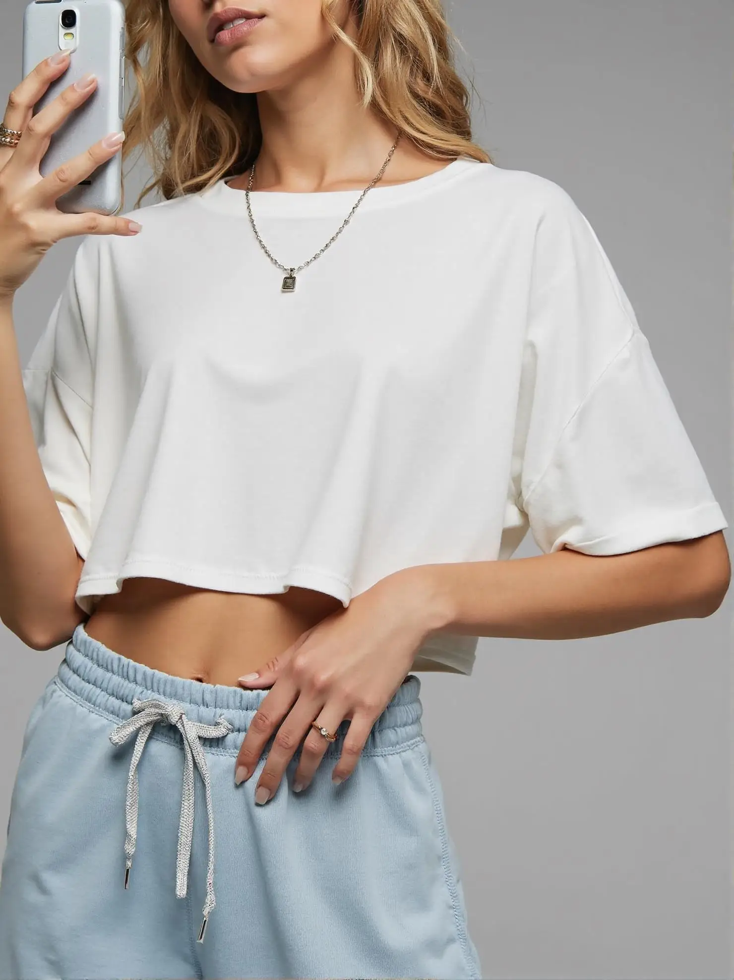 Sommer T-shirts Frauen Baumwolle Dance Lauf T Shirts Yoga Fitness Crop Tops Beiläufige Lose Oansatz Kurzen Ärmeln Gym Workout Kleidung