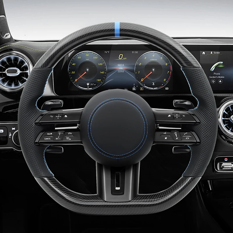 TOP Carbon Car Steering Wheel for Mercedes Benz AMG W117 W166 W177 S500 G500 W205 W213 W216 W463 W212 G55 W217 W218 W222 W253