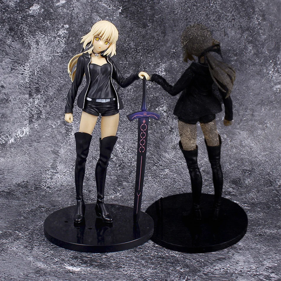 23cm Fate/Grand Order Anime Figure Swordsman Saber Action Figure Arturia Pendragon(Alter) Figurine Collection Model Doll Toys