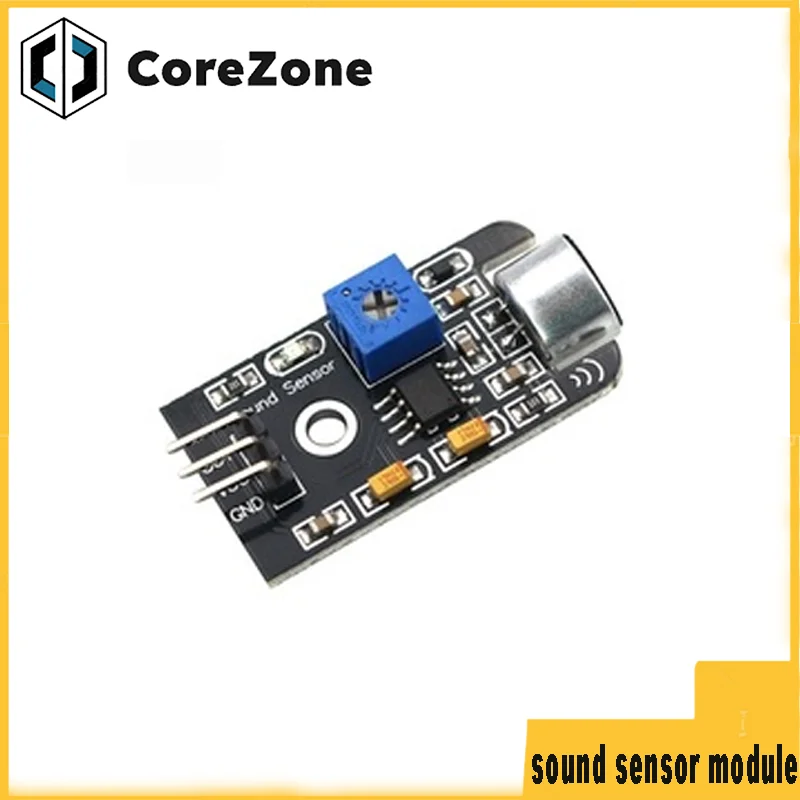 Electronic Building Blocks High Sensitivity Microphone Sound Sensor Module Analog Output Detection Sound Size