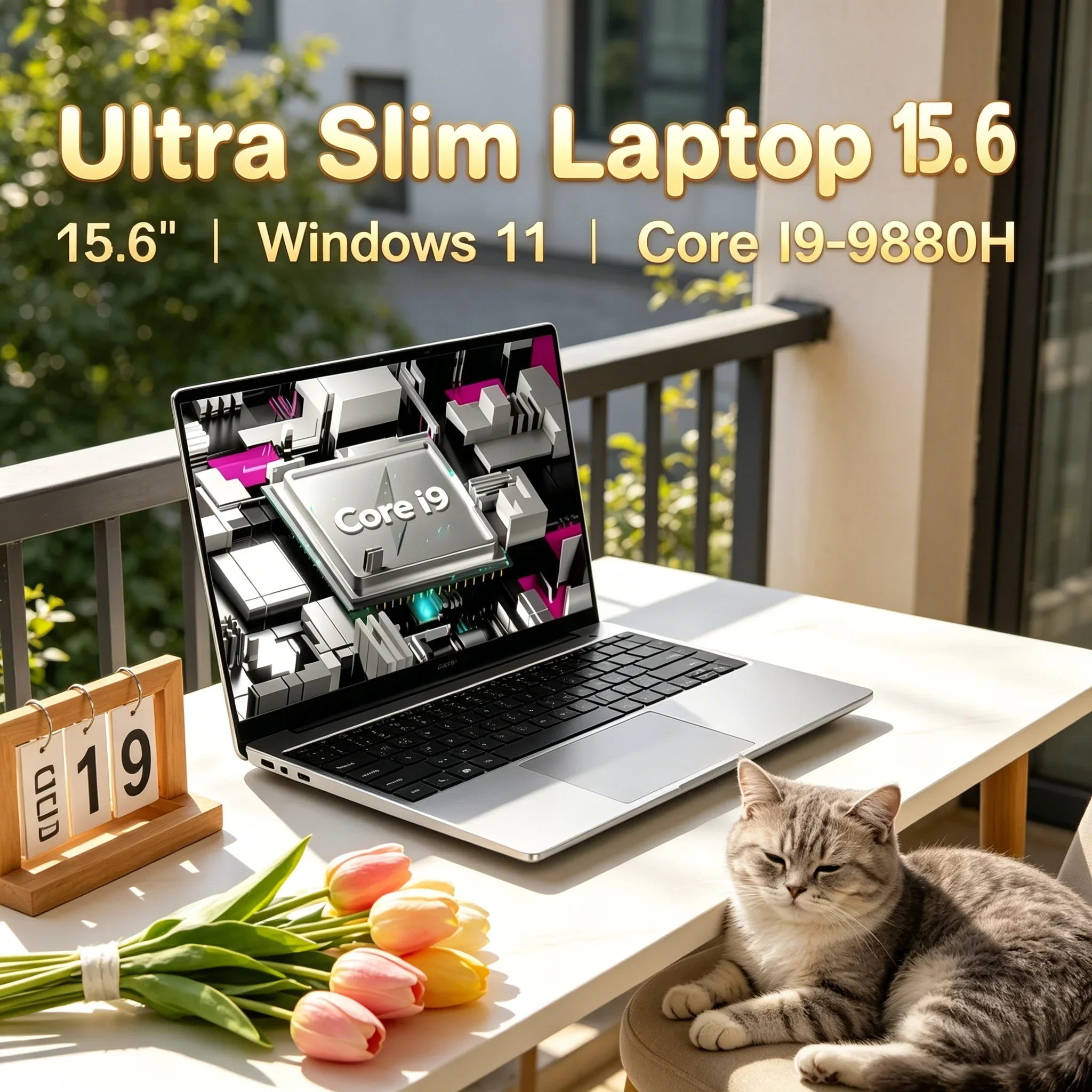 

Premium Ultra Light Laptop I9-9880H 32GB RAM 2TB SSD For Business Study Game Daily Use