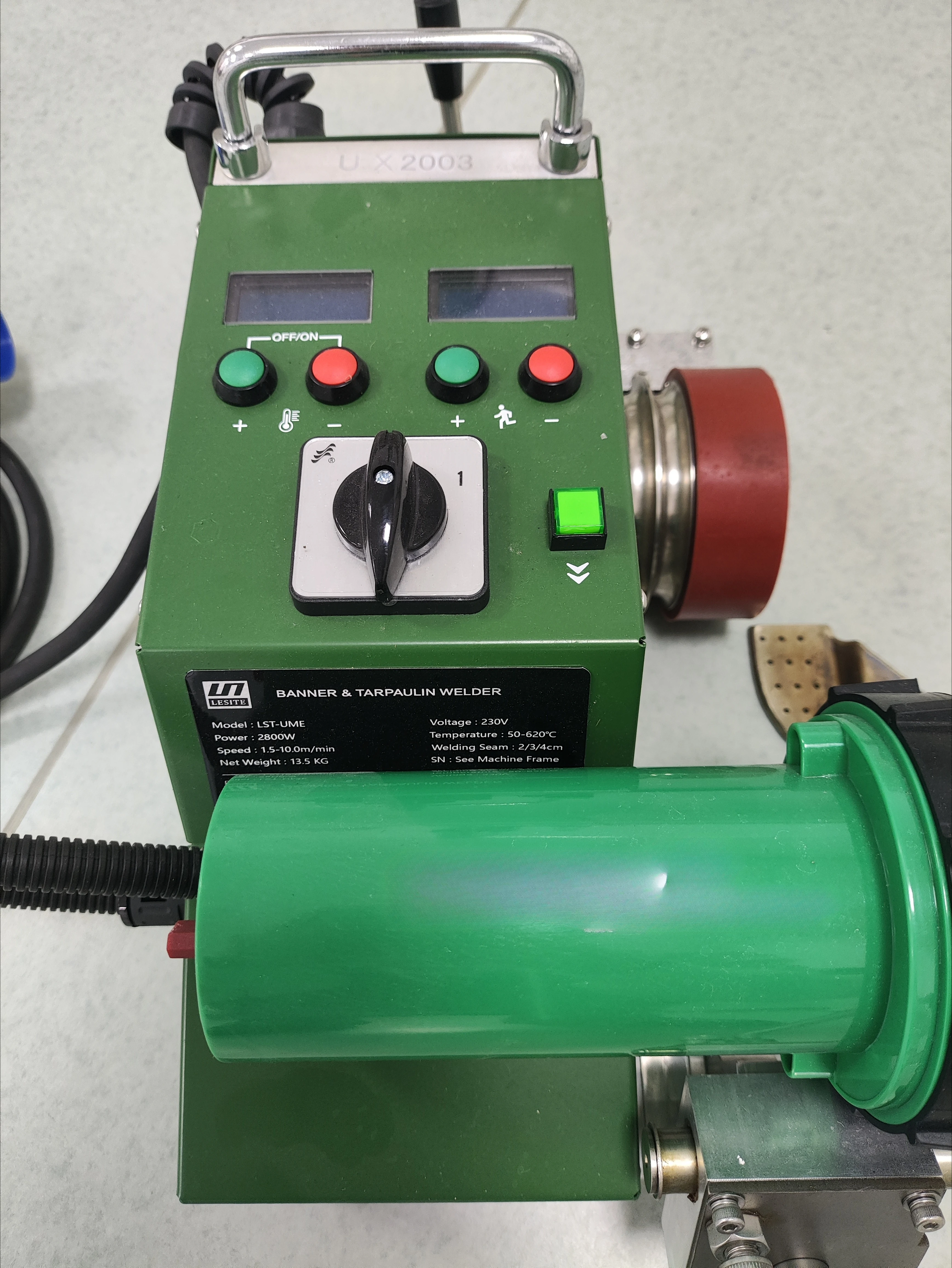 North American Hot Sale New Automatic Hot Air Flex Banner Welding Machine