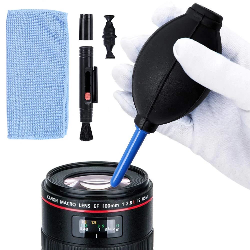 Computer Cleaning Kit 3 In 1 Camera Lens Cleaner Digitale Cleaning Pen Air Blow Doek Dust Cleaning Tools Laptop Telefoon cleaner