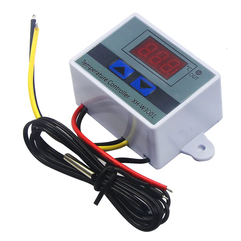 BNVN-8Pcs 220V Ac Digital Led Temperature Controller Xh-W3001 For Incubator Cooling Heating Switch Thermostat Ntc Sensor