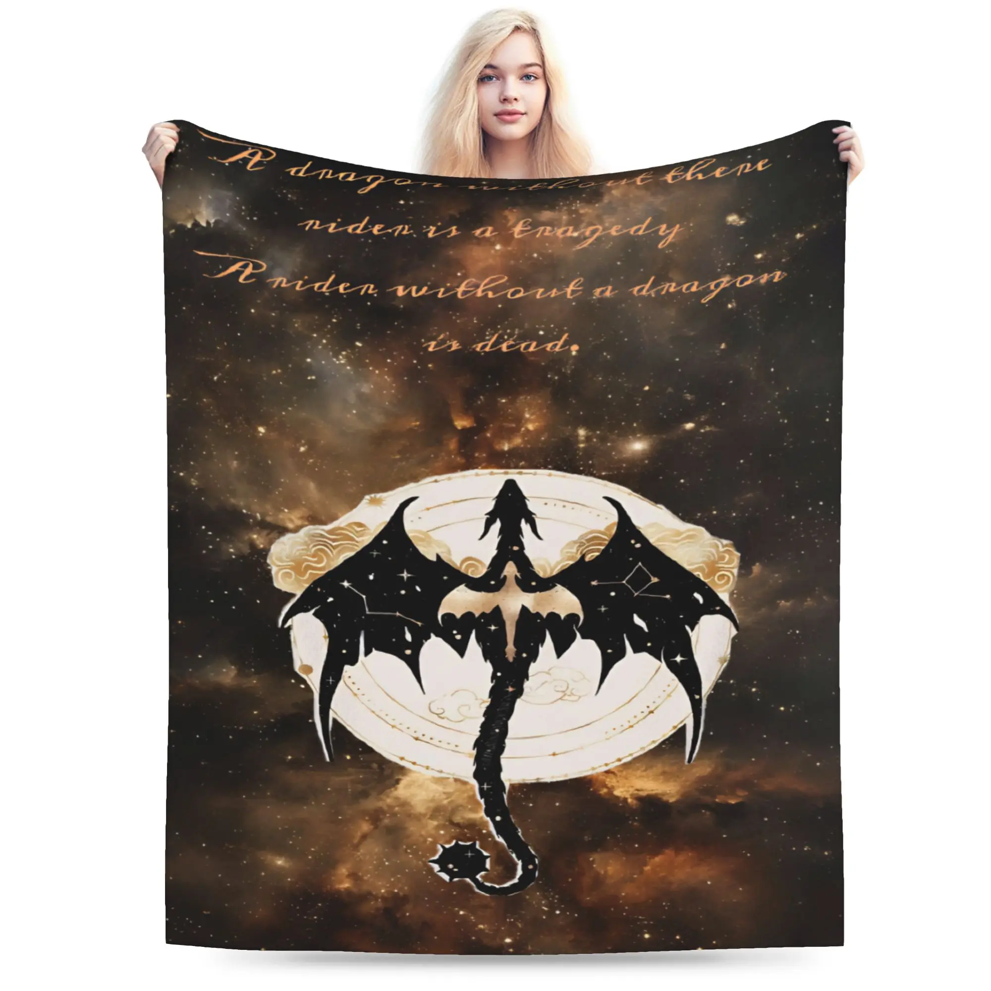 Y2K F-Fourth W-Wing Dragon Blankets Super Soft Fleece  Relax Throw Blankets Machine Washable