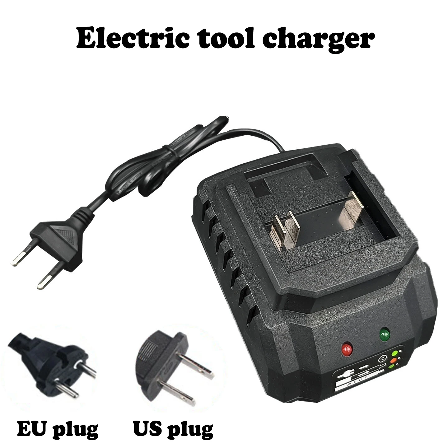21v 0.5A battery charger with universal battery pin system - Charger Cup for cordless drills, ship bolt tightening machines