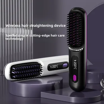 Wireless Negative Ion Straightening Comb 1