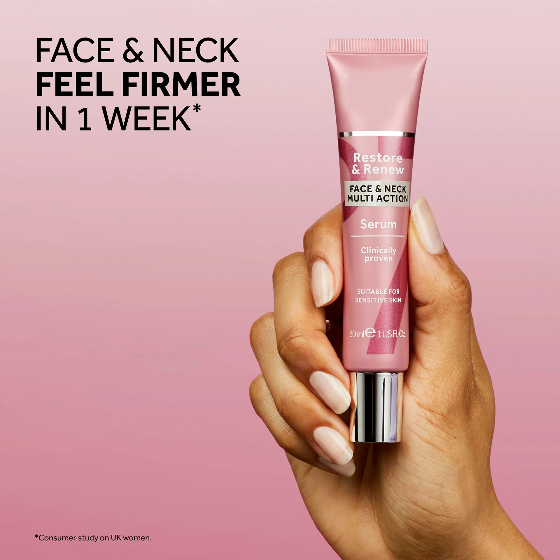 Restore Renew Multi Action Face & Neck Cream Triple Moisture Complex, Brightens Dullness Soothes Sensitivity