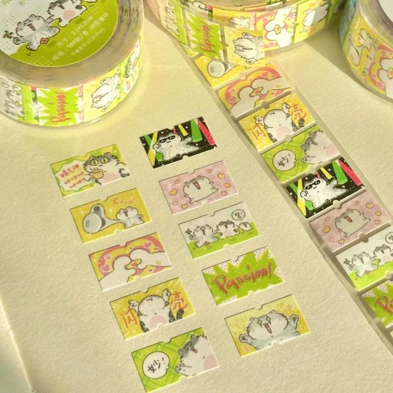 Yuanqi Kitten Label Sticker Ca - Sticker Label Roll 评论和价格