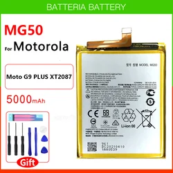 100% oryginalna oryginalna bateria wysokiej jakości 5000mAh MG50 bateria do Motorola Moto G9 Plus XT2087-1 + darmowe narzędzia