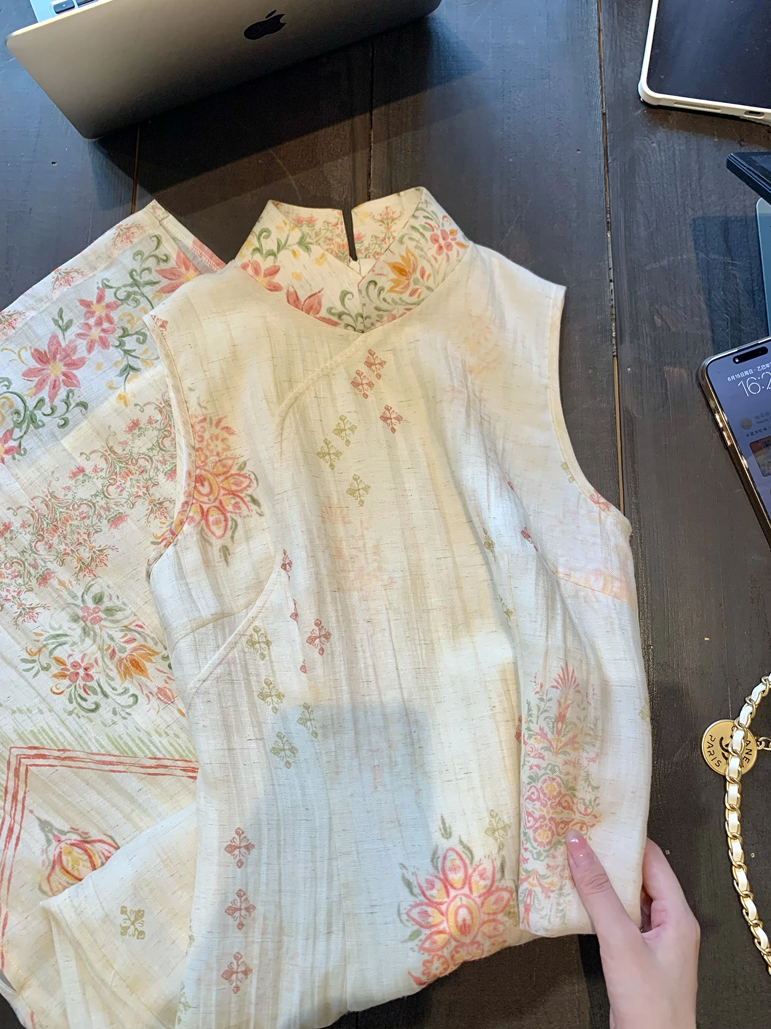 

Imagery Lyric Poem | Castle Garden Improved Sle Women's Mid-Length Skirt Breathable Floral Print Vintage Aesthetic