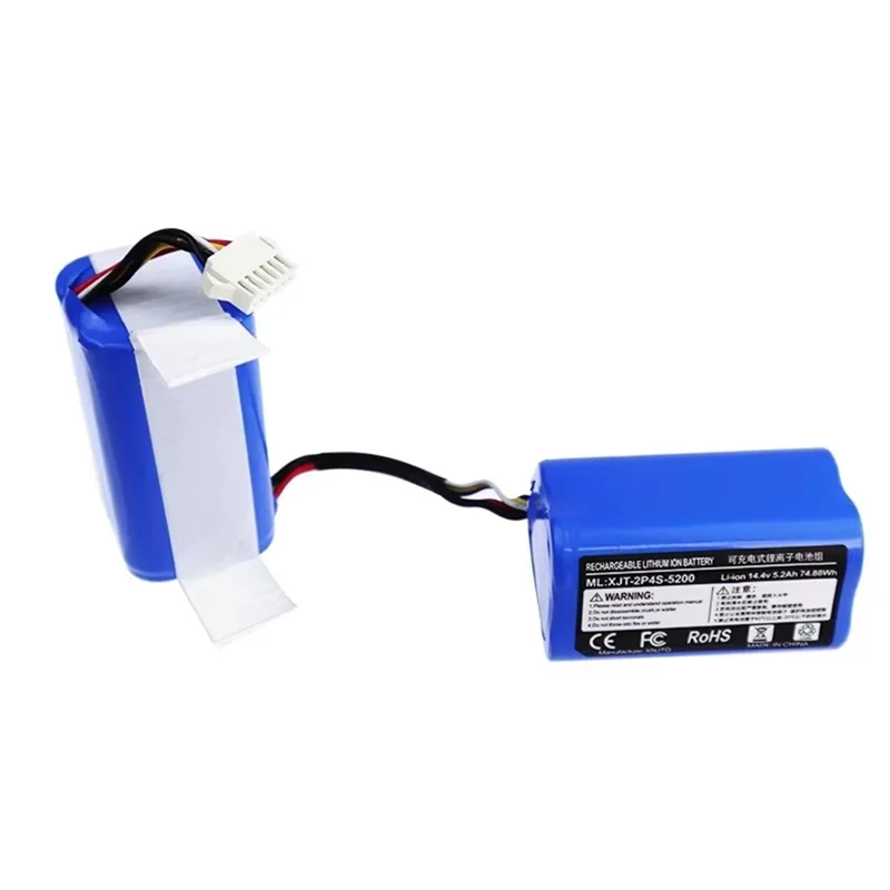 A10R 14,4 В, совместимый с подметальным роботом Ecovacs N9/N9 + аксессуары для аккумуляторов DVX45/K10/K20, оригинальная замена аккумулятора