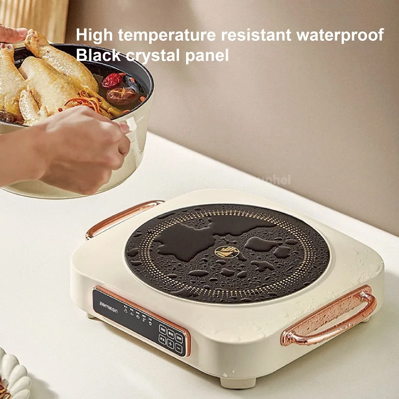 2200W High-power  Electric Ceramic Stove Smart Multi-function Stir-fry/Hot Pot Induction Cooker Home Timed Electric Tea Stove