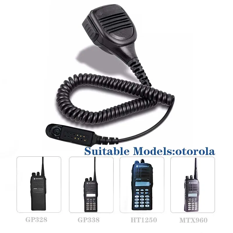 PMMN4021A Suitable for Motorola walkie-talkie GP328 GP338 GP340 GP380 PTX760 hand microphone shoulder microphone - Image 4