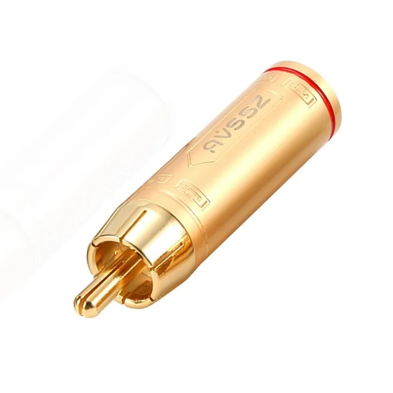 RCA Connector Audio Jacks Male Conector Speaker Terminal Jack For Amplifie Home Theater Sound System Consumer Electronics