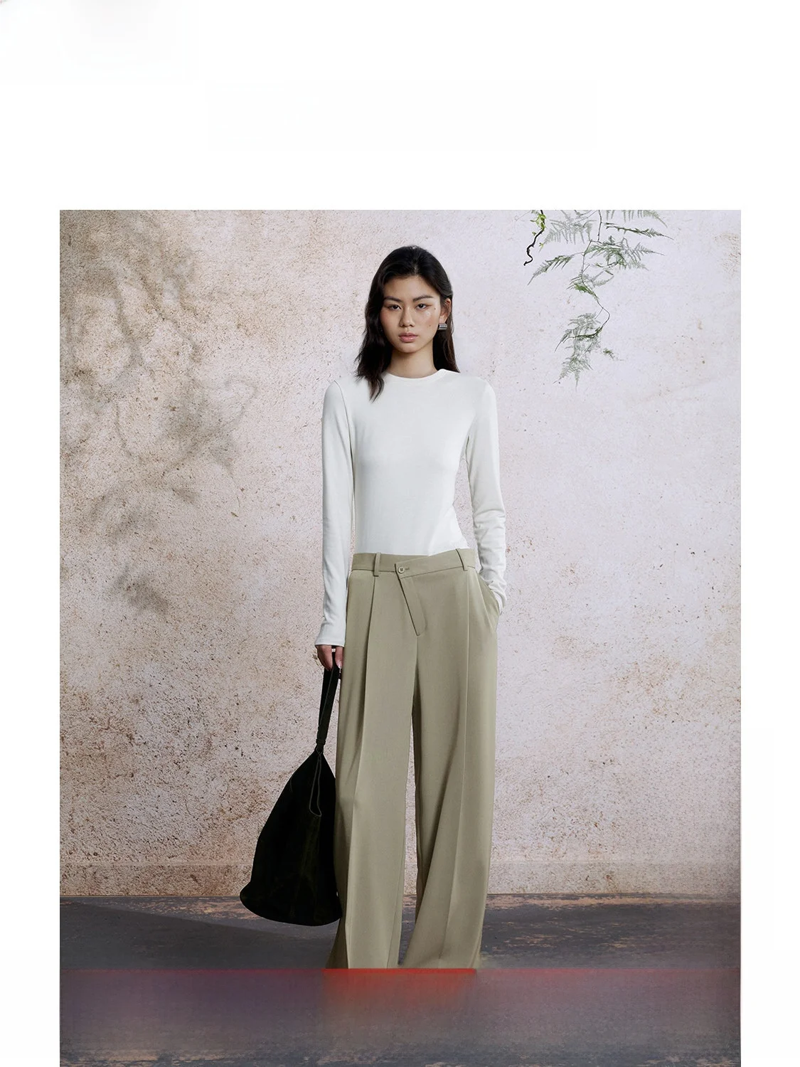 

Casual Long Sve round Ne T-irt Inner Wear Ele Spring Season Women's Faion Top Quali Modal Polyester Spandex Blend