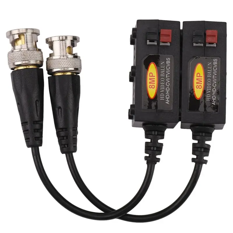 N36R-1080P AHD/HD-CVI/TVI/CVBS Passive HD Video Balun Transmitter 24 Pairs (UTP Up To 350M-600M)
