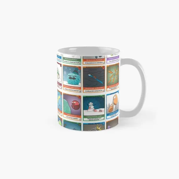 Microbe Menagerie Trading Cards Classic  Mug Gifts Simple Design Tea Handle Round Picture Image Coffee Cup Printed Photo