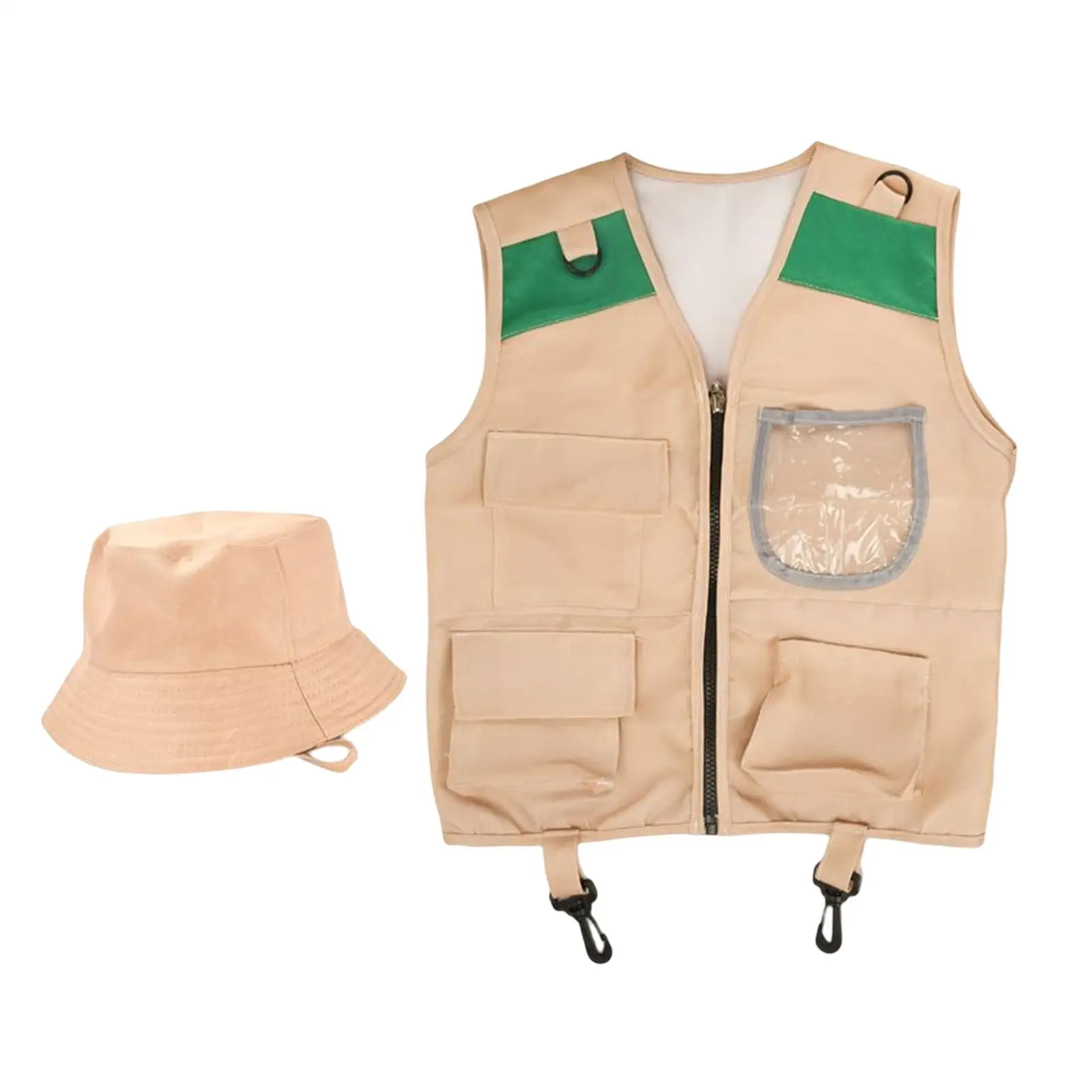 Costume d'Explorateur avec Poches pour Enfant, Costumes d'Aventure de Camping