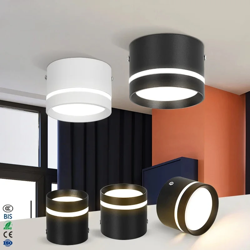 Simple Trimless Surface Mounted Highlight 5W 10W 15W Light Led Cob Downlight Adjust Down Lights Design/Led Downlight/Downlight