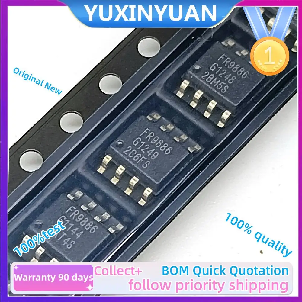 100pcs/lot 100%NEw Origianl  FR9886 SOP8  SOP SMD FR9886SPGTR SOP-8 NEW YUXINYUAN IC IN STOCK