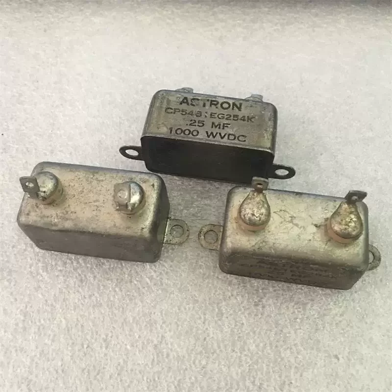 Antique American ASTRON 0.25UF generation 0.22UF1000V gallbladder machine coupled oil immersed capacitor