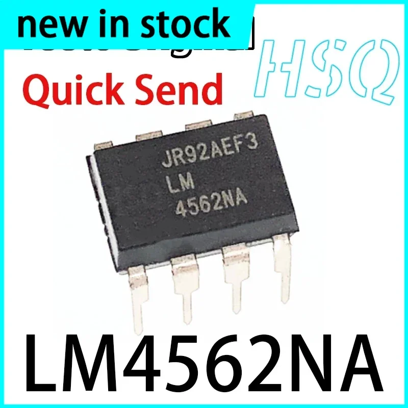 5PCS New LM4562NA LM4562 Direct Plug DIP-8 Audio Fever Dual Operator