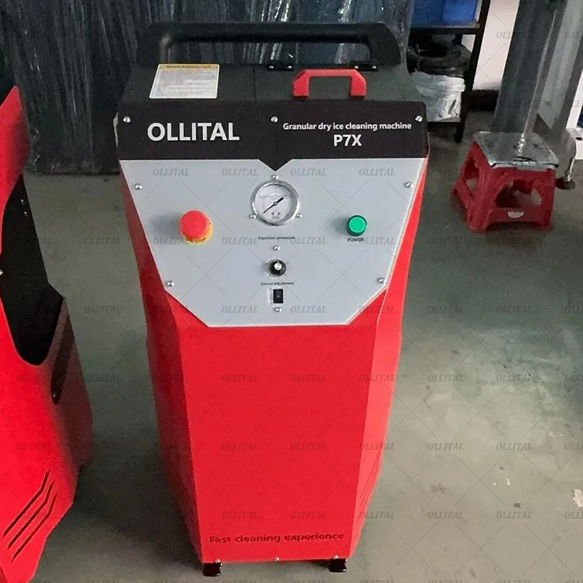 آلة تنظيف ناسف الثلج الجاف Co2 الاستخدام الصناعي آلة تنظيف الثلج الجاف معدات تفجير الثلج الجاف #2