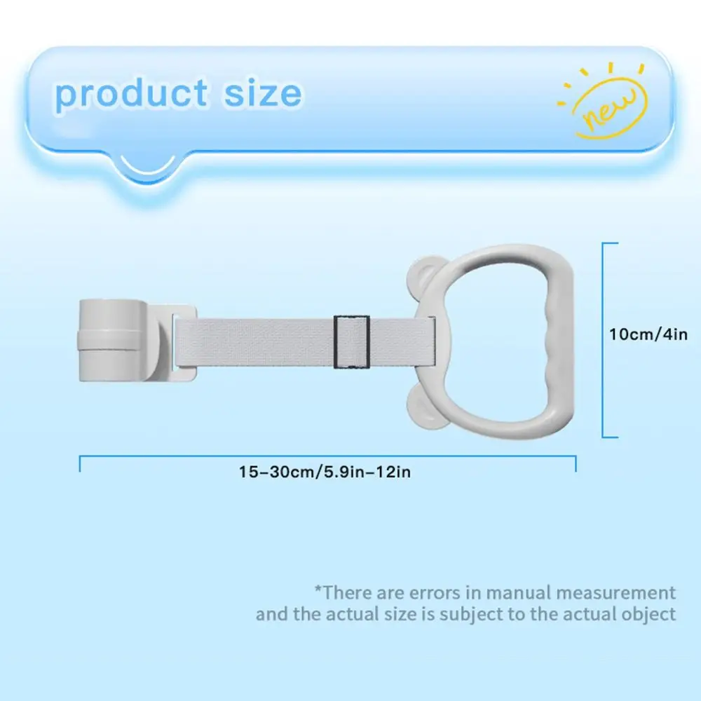 Stroller Toy Ring Baby Pull Ring Hanging Ring Plastic Standing Assistance Ring Bed Accessories Solid Color Baby Crib Hooks