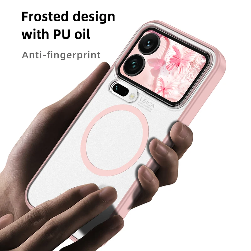 Для Xiaomi Mi 17 Pro Max чехол жесткий матовый противоударный магнитный защитный MagSafe для 17Pro Фото №6